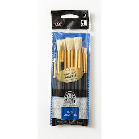 Plaid FolkArt Round Stencil Paint Brush 34107